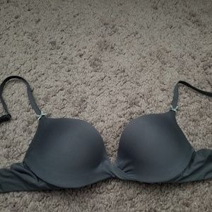 Gray Plunge Pushup Victoria's Secret Bra